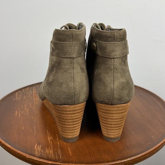 Dr Scholls conquer wedge lace up ankle boot size 9.5 - Picture 2 of 6
